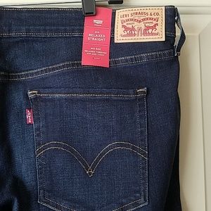 Levi's 414 Relaxed Straight. Size 20W.